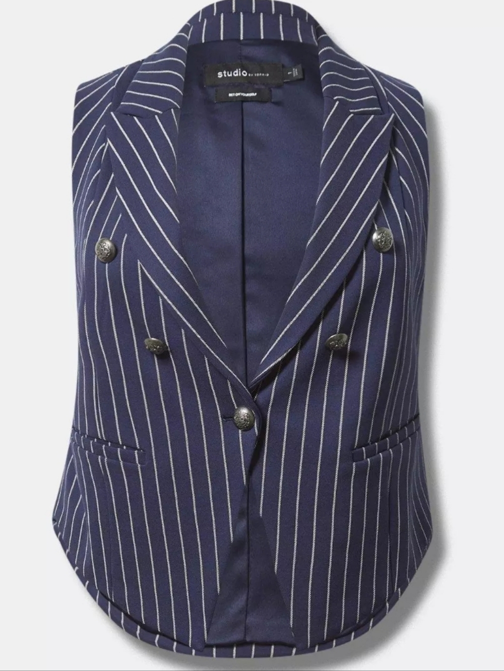 Torrid 5X Pinstripe Vest NWT